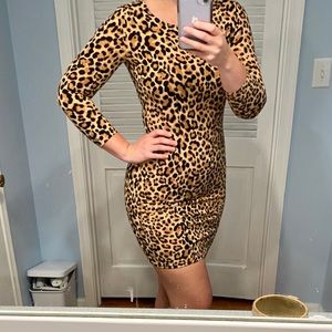 Cheeta Print Dress